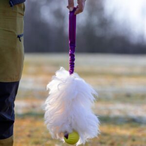 Sheepskin Tug with EVA Ball