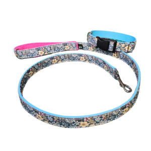 Blue Floral Dog Collar