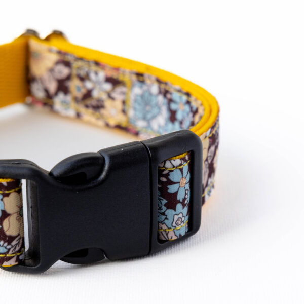 Yellow Floral Dog Collar - Image 3