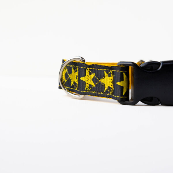 Yellow and Black Dog Collar